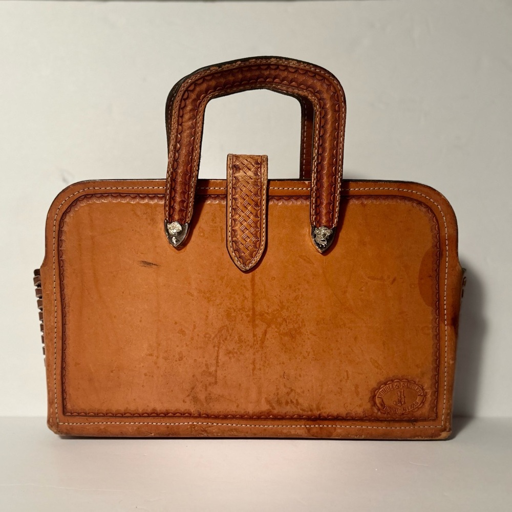 Leather Oakleaf briefcase - Picture 3 of 8